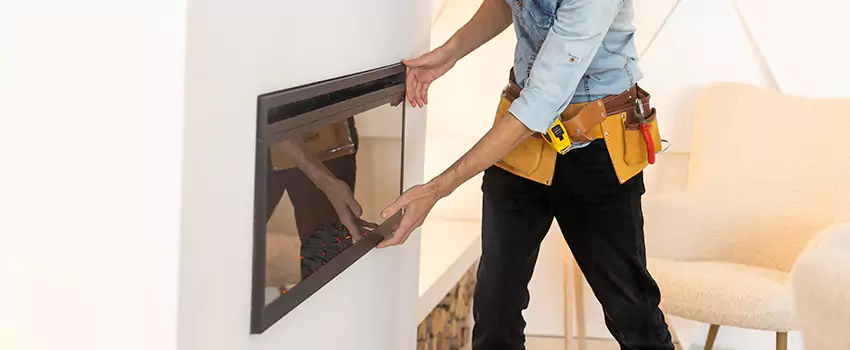 Metal Fireplace Installation in Paramus, New Jersey
