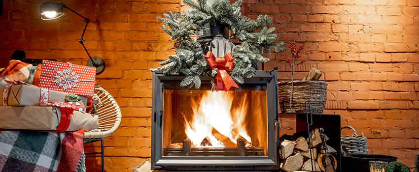 Travis Industries Linear Gas Fireplace Installation in Paramus, New Jersey