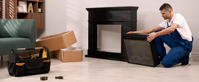 Old Rusted Metal Fireplace Repair And Replacement in Paramus, NJ