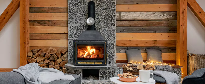 Thelin Hearth Products Direct Vent Gas Stove Fireplace Inspection in Paramus, New Jersey